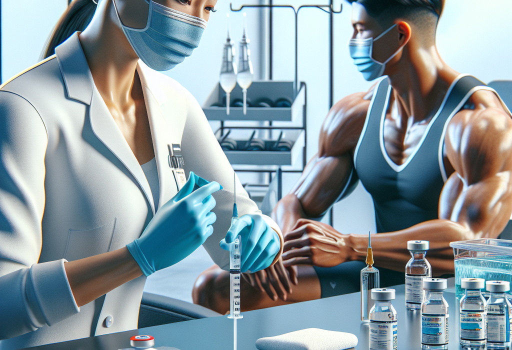 Controlled administration of oxymetholone injection for performance enhancement