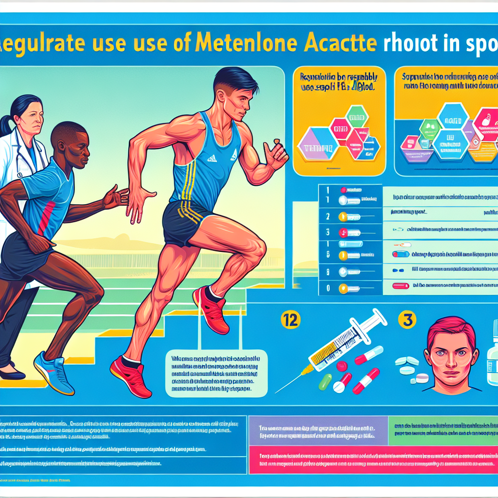 The regulation of metenolone acetate use in sports settings