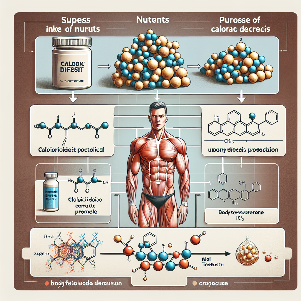 Caloric deficit protocol with methyltestosterone