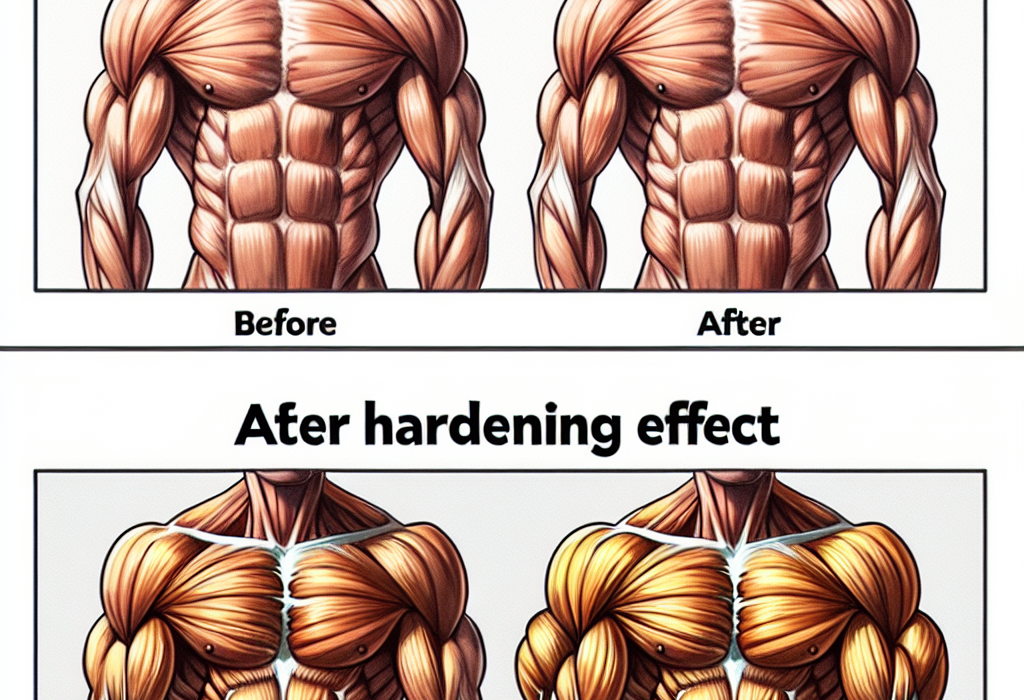 Hardening effect of mibolerone on muscles